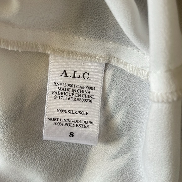 A.L.C. 100% silk dress, lined, size 8. - Picture 7 of 11